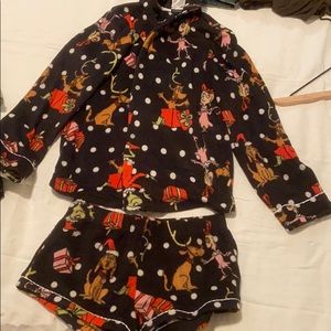 Dr Seuss Christmas pjs size xs/s